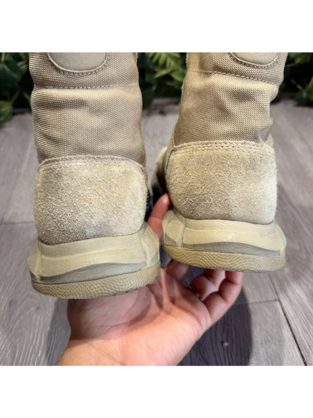 Oakley Boots Mens Size 9 Beige Suede Combat Tactical Military 11188-889